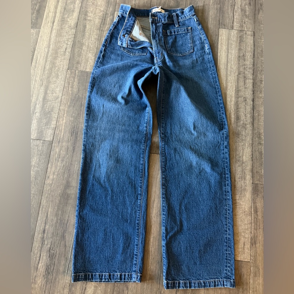 Women’s Madewell Wide Leg Jeans 27 Tall